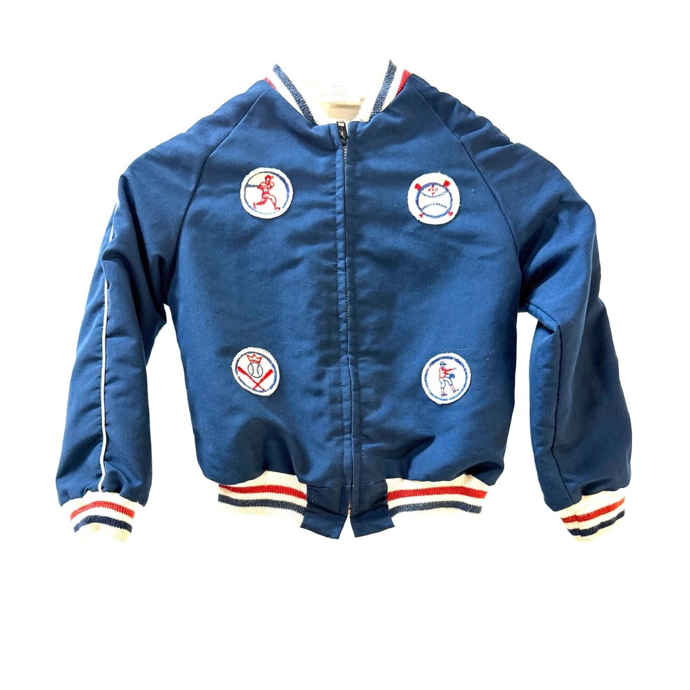 Vintage 1970s Child's Baseball Jacket, Sears